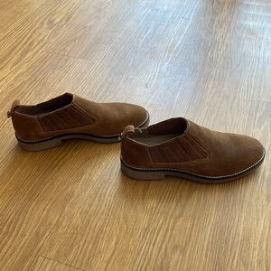 Brown homemade Italian boots